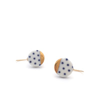 Polka Dot Porcelain earrings