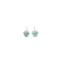 Terrazzo Mint porcelain earrings