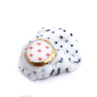 Unique Porcelain brooch