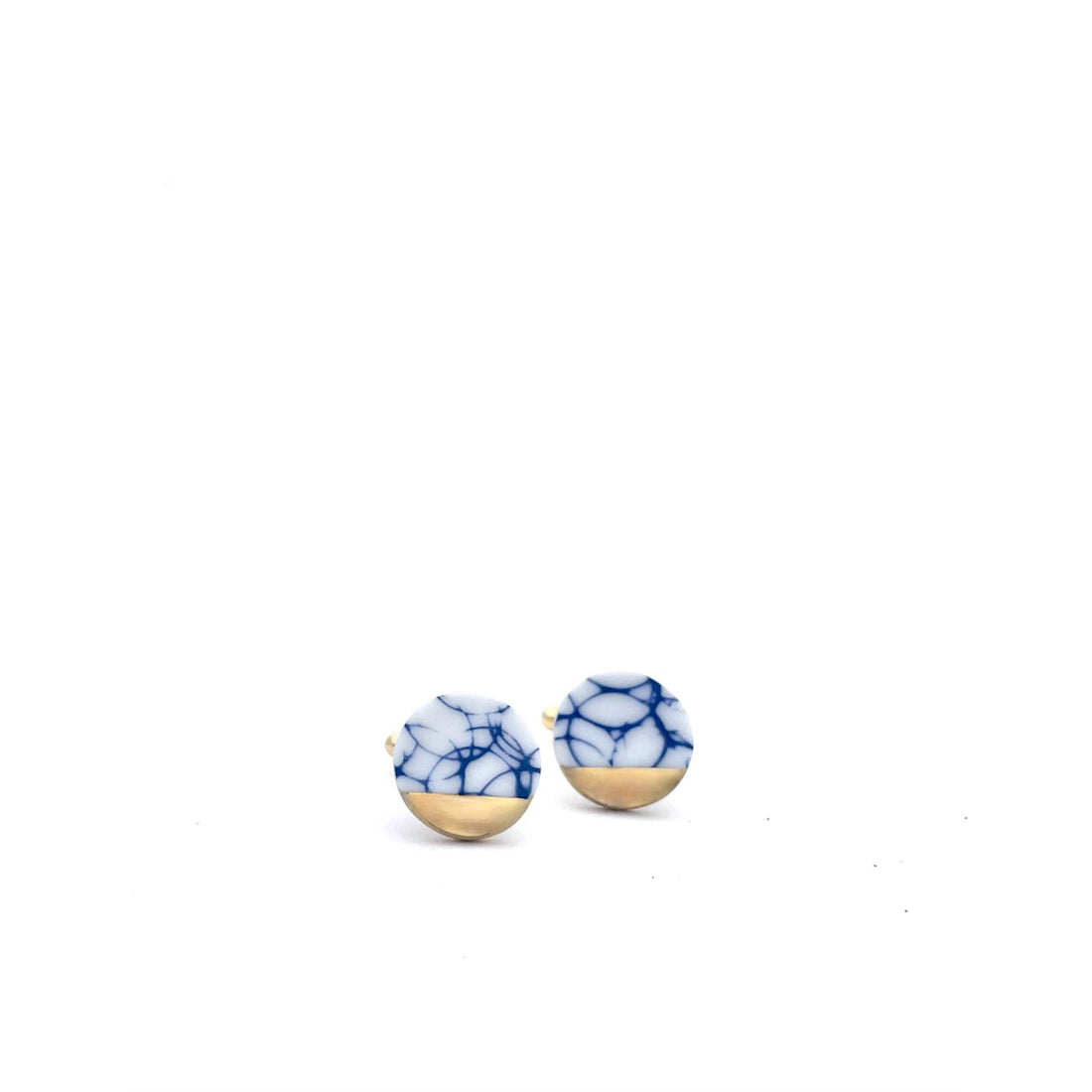 Blue and White porcelain Cufflinks