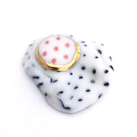 Unique Porcelain brooch