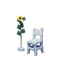 Miniature porcelain chair scale 1:12
